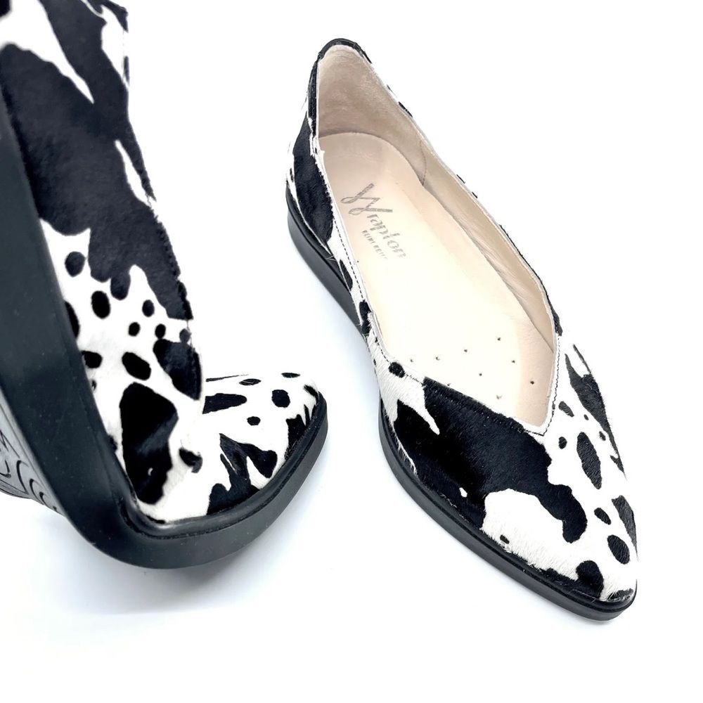 Wrapton Reine Krief On Point Palomino Ballet Flat in Black 6,8, 9, 9.5 NIB